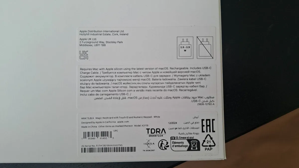 Apple Magic Keyboard with Touch ID - Image 3