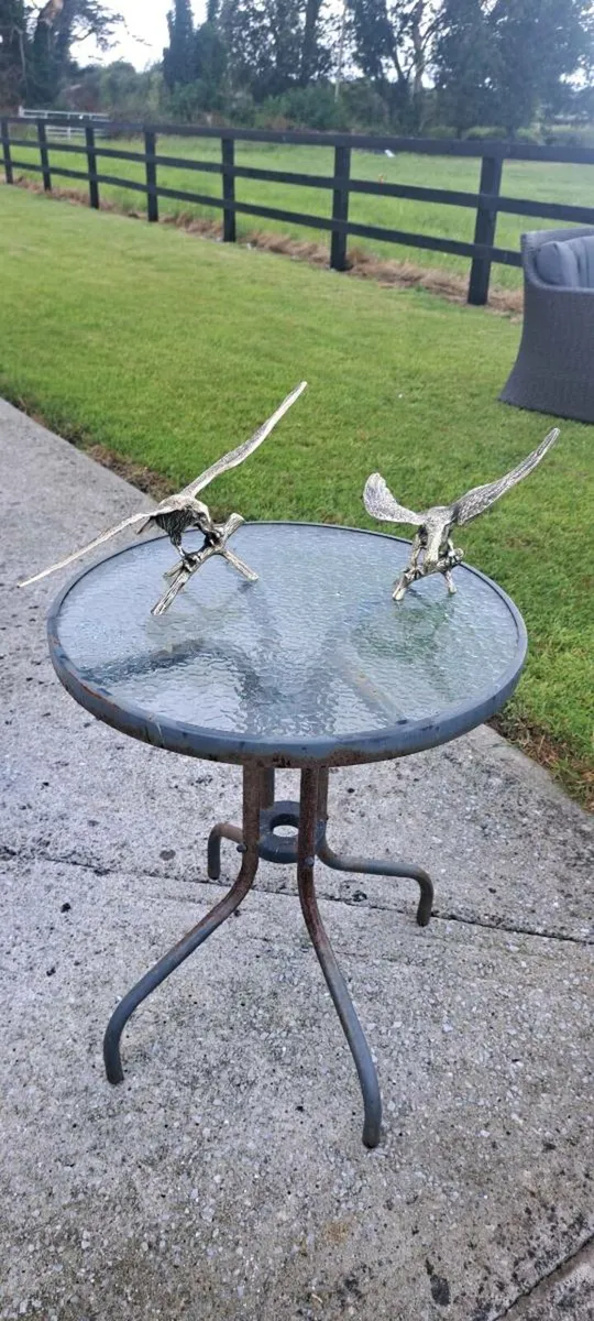 2 brass  eagles - Image 1