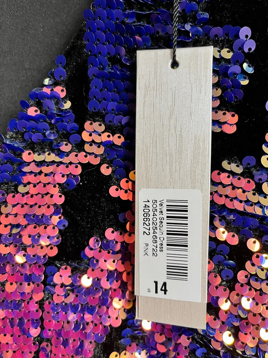 New Roman velvet sequin dress - Image 2