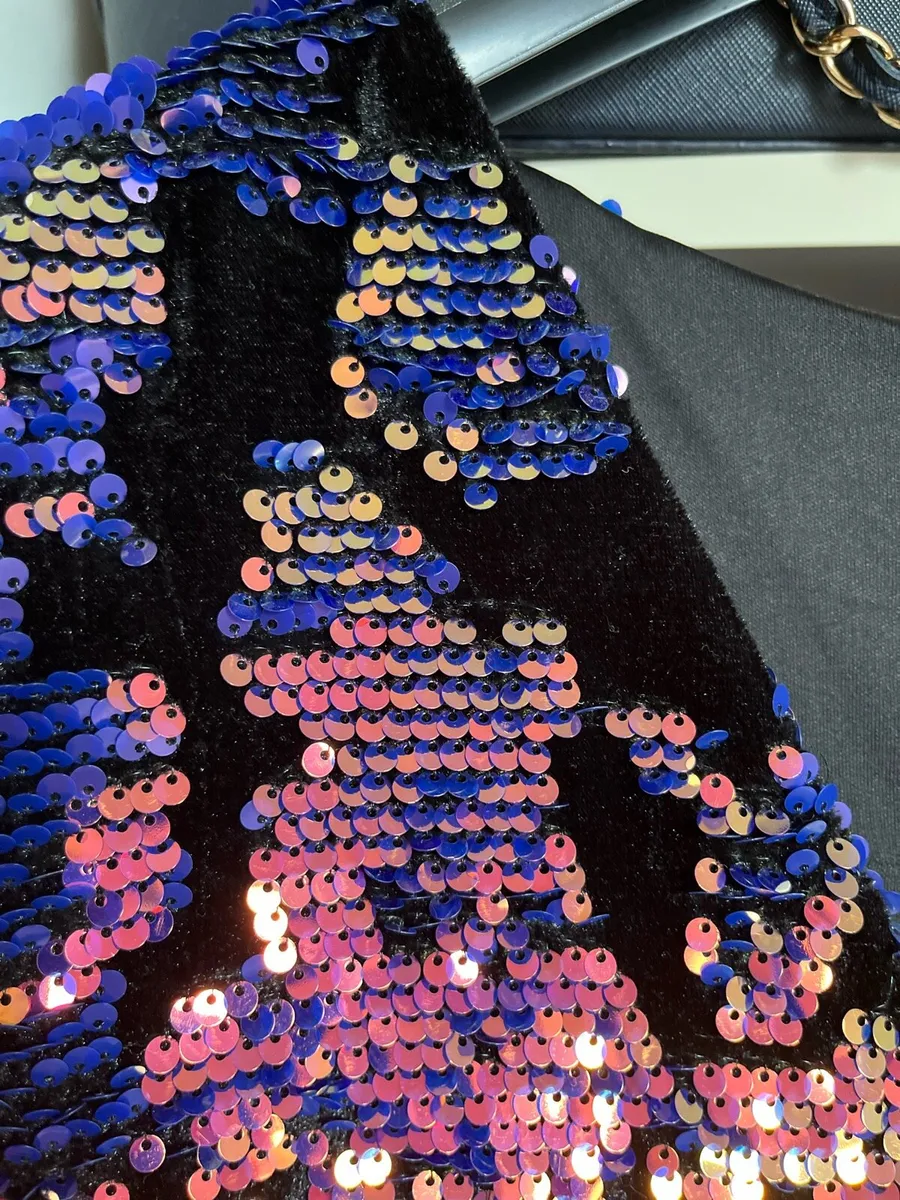 New Roman velvet sequin dress - Image 4