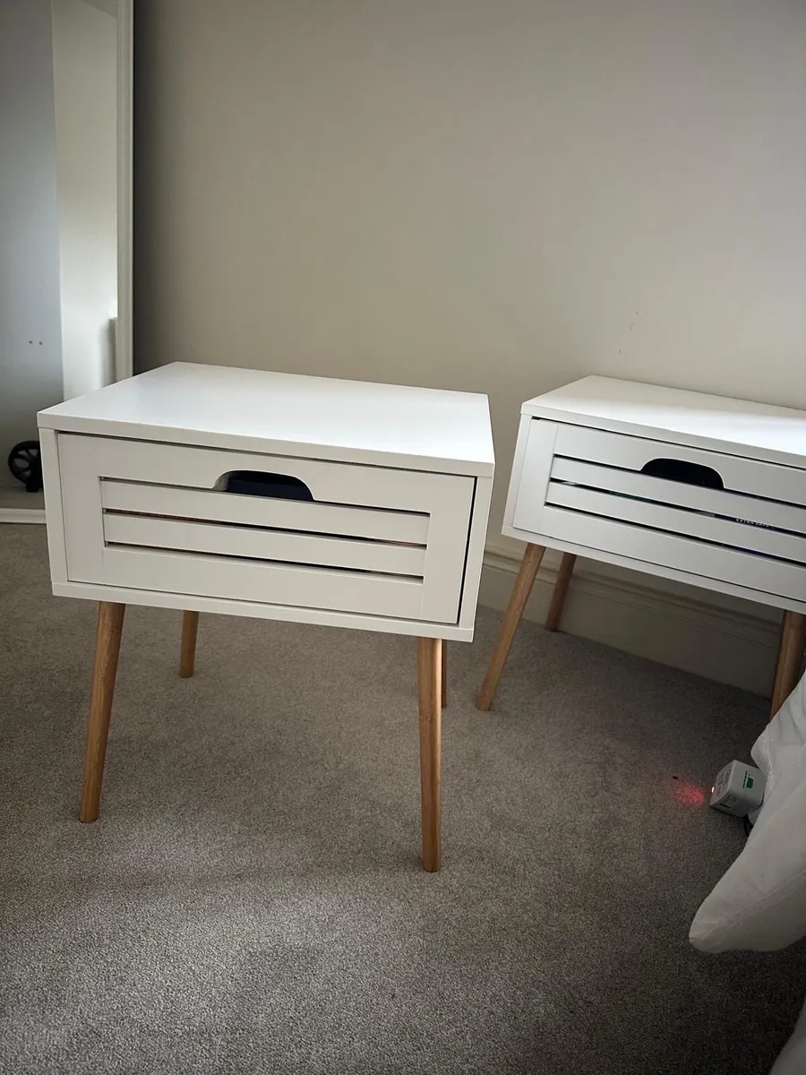Bedside tables x2 - Image 1