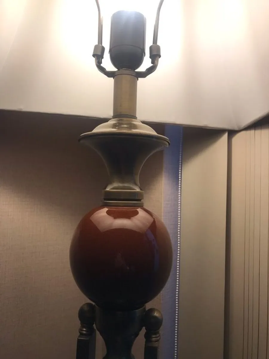 Mindy Browne classic floor lamp with ceramic sphere - Image 4