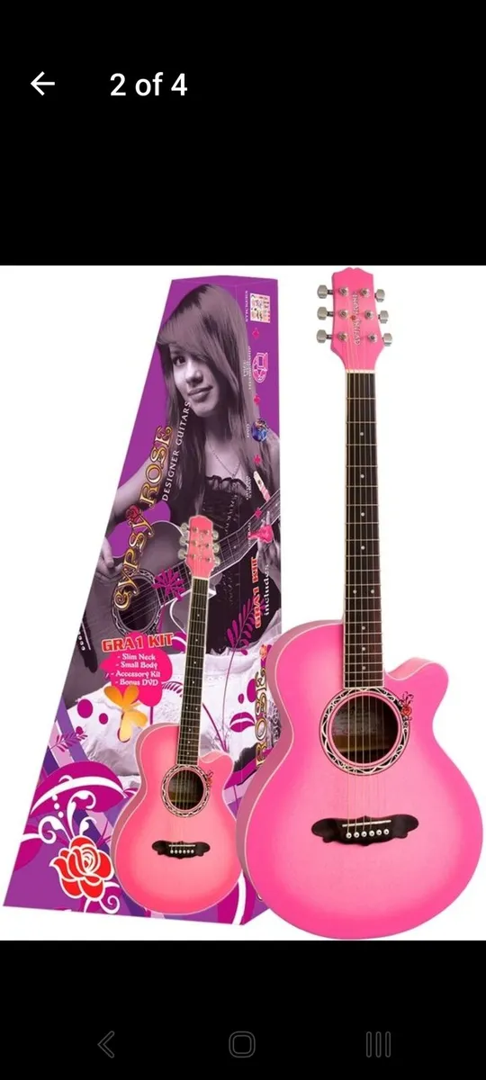 Gypsy rose accoustic guitar - Image 2