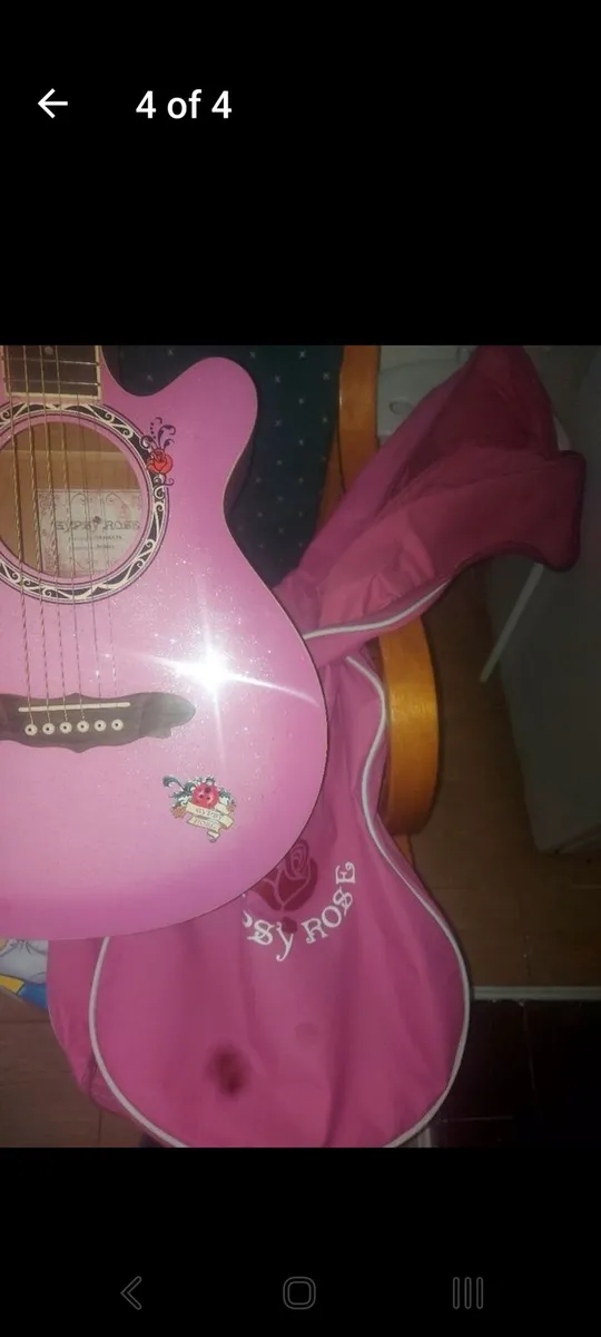 Gypsy rose accoustic guitar - Image 3