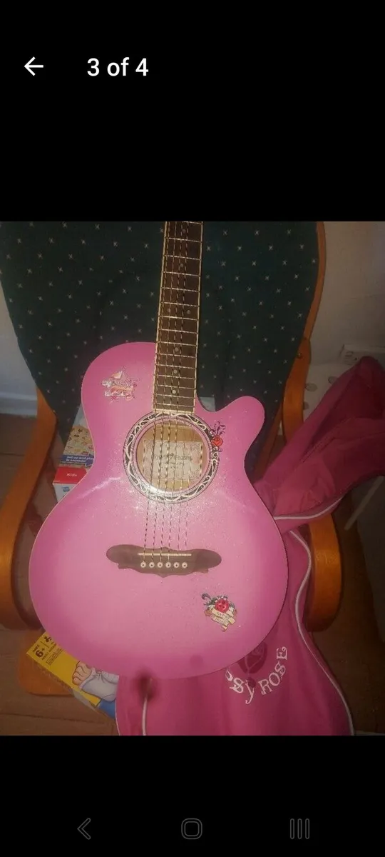 Gypsy rose accoustic guitar - Image 4