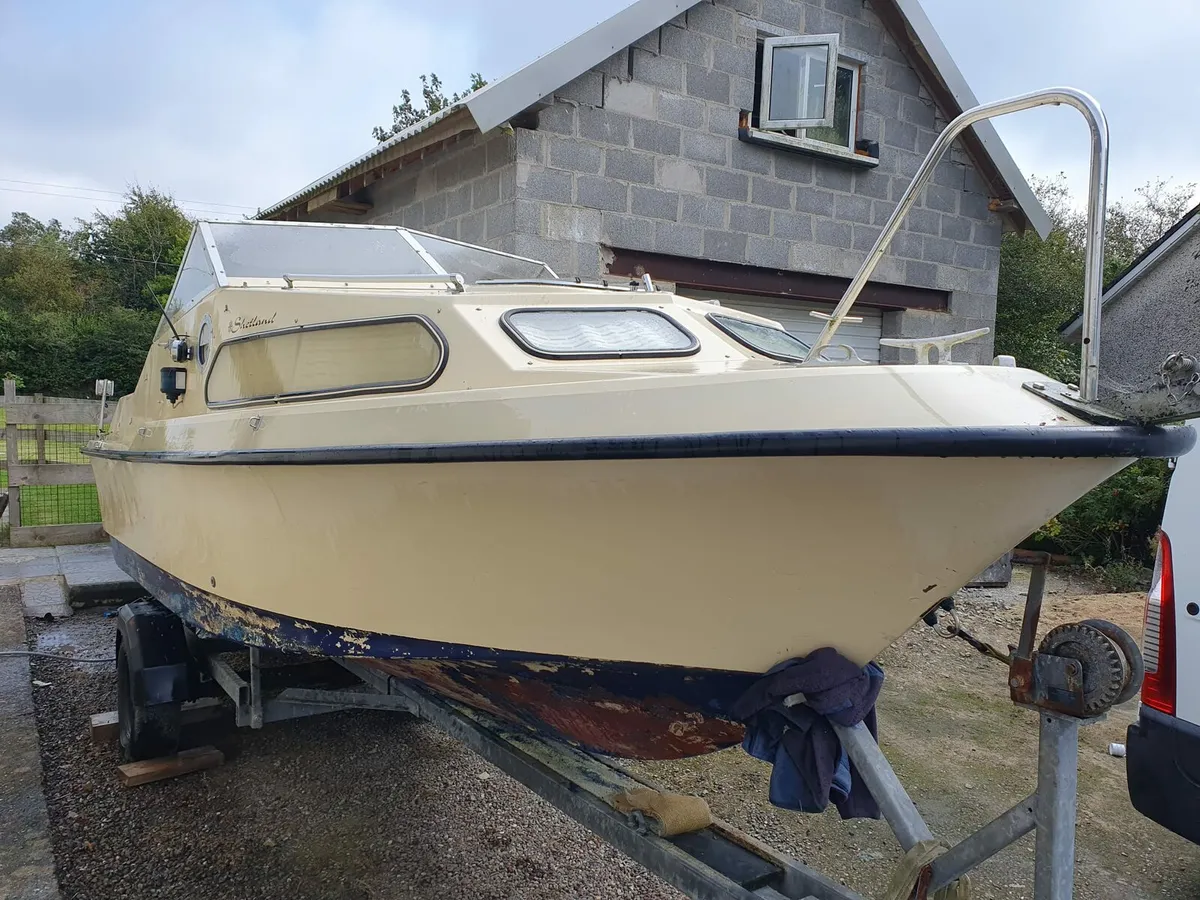 Shetland 570 cruiser boat for sale - Image 2