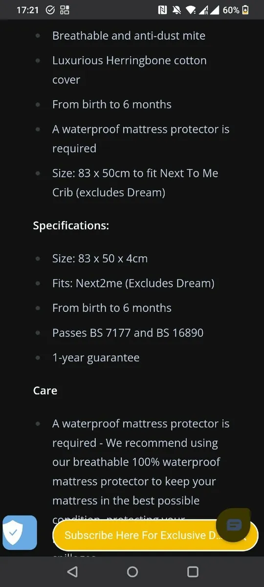 Next to me mattress - Image 4