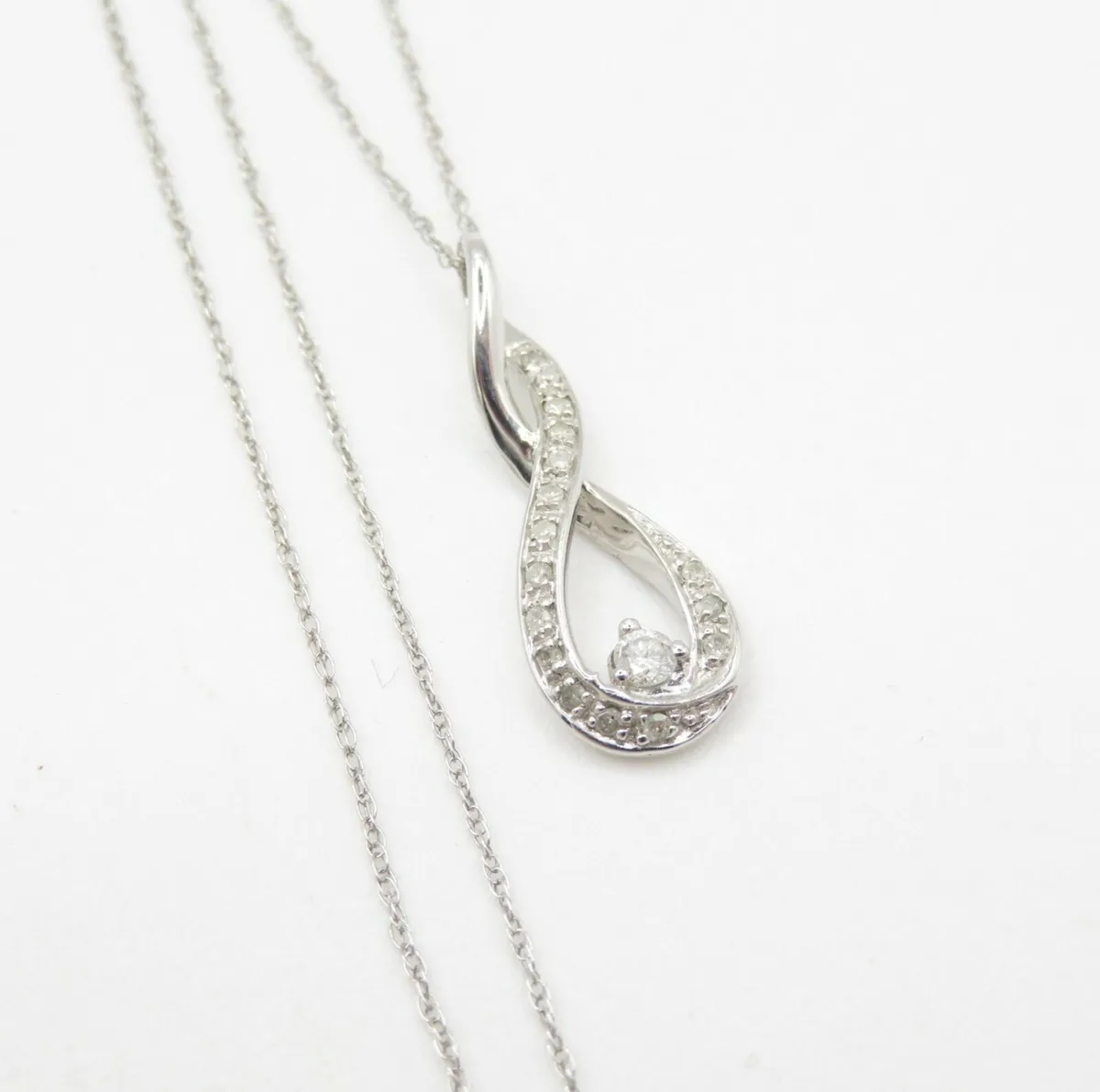 White gold necklace - Image 1
