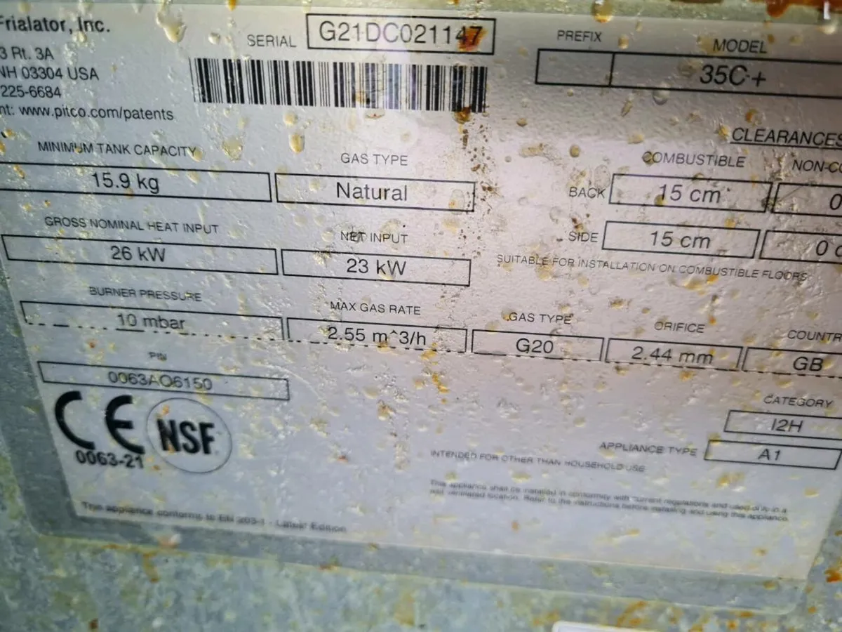 Pitco 35C+ Fryer - natural gas - Image 4