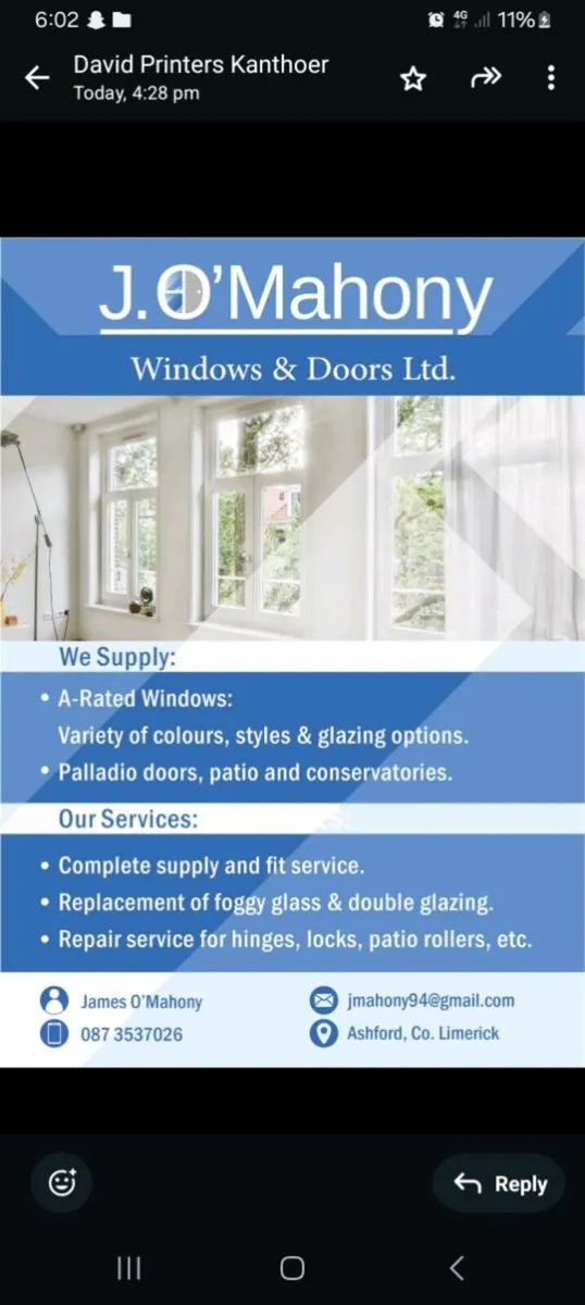 Windows and doors services