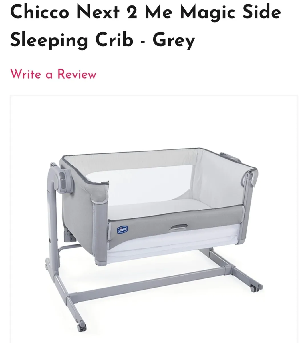 Chicco next 2 me cosleeper - Image 1