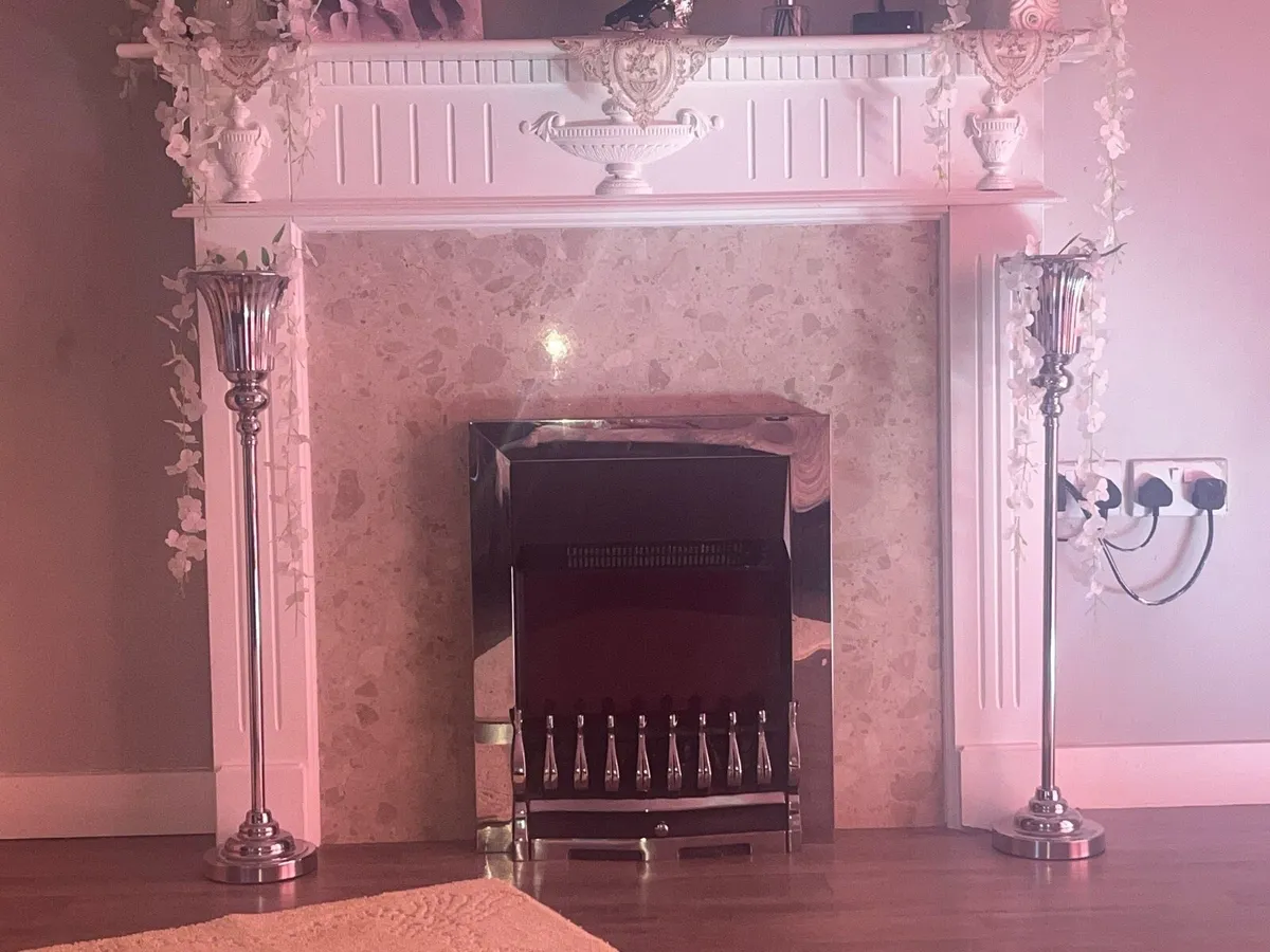 Electric fireplace marble - Image 1