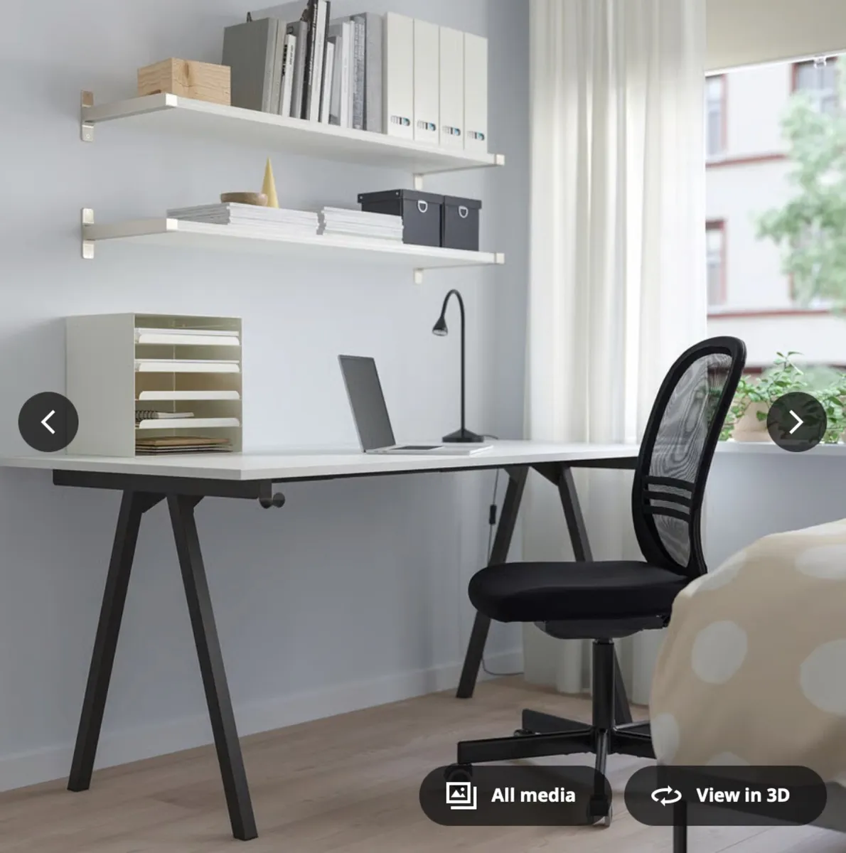 TROTTEN Desk Ikea  160x80 cm - Image 3