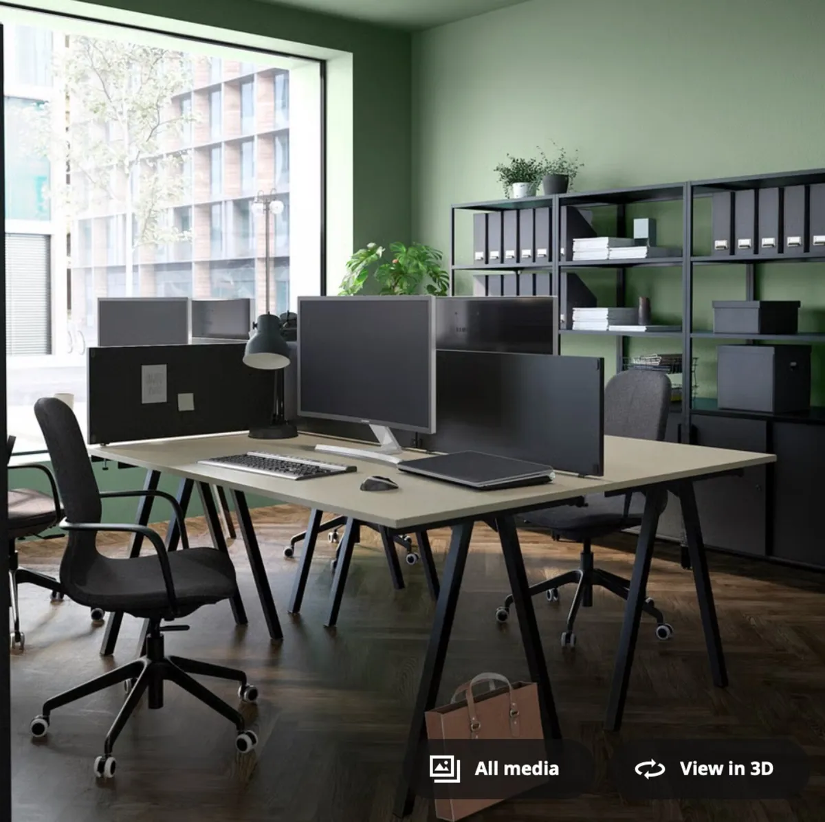 TROTTEN Desk Ikea  160x80 cm - Image 4