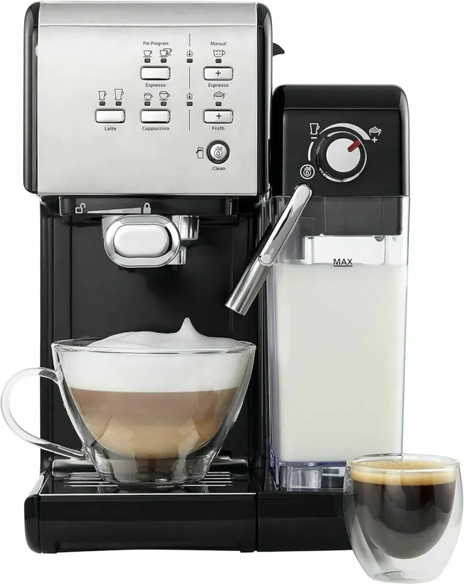 Coffee Machine Automatic One-Touch 19-Bar Maker - Image 2