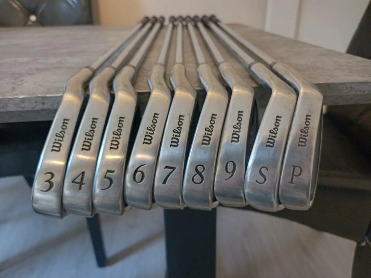 Wilson golf irons. Right handed clubs. - Image 1