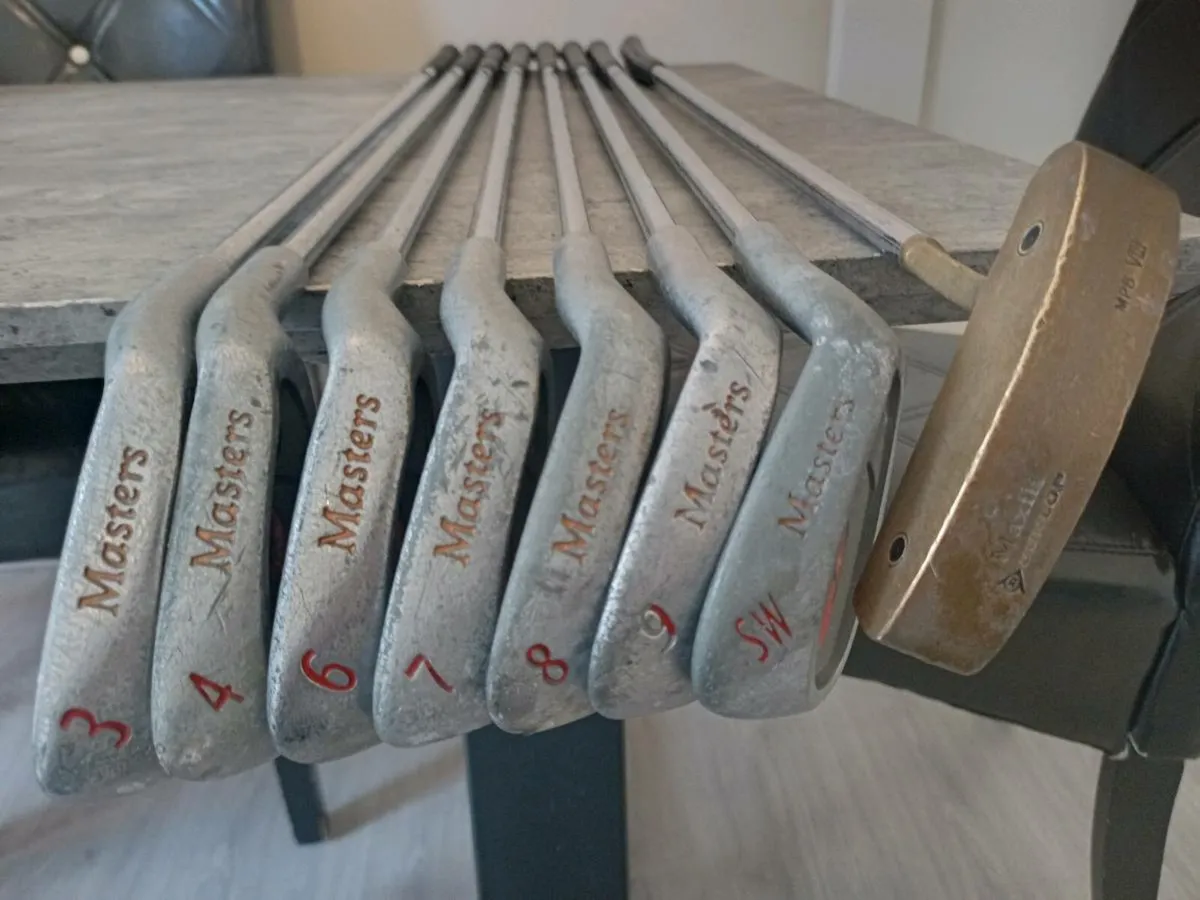 Masters golf irons. Right handed clubs. - Image 1