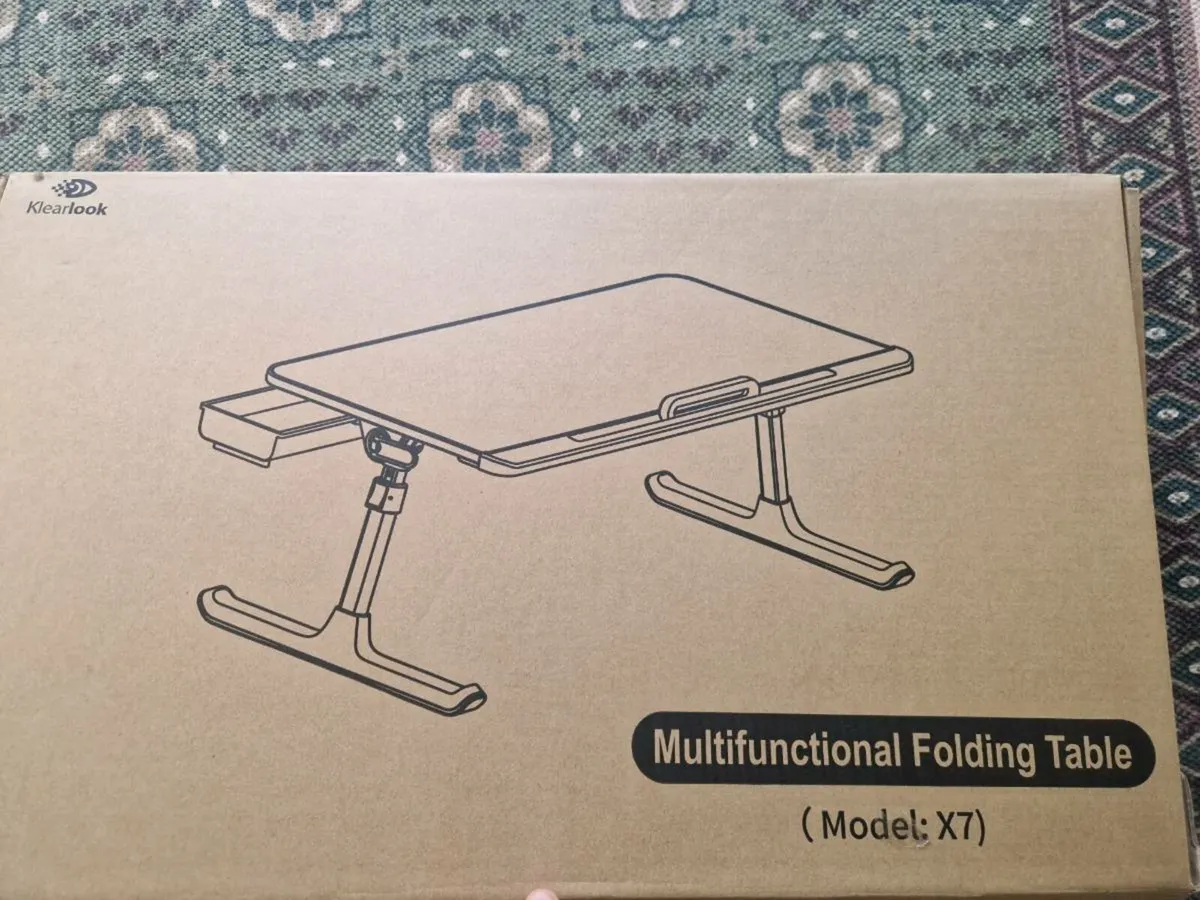 Folding lap desk table & drawing board - Image 1