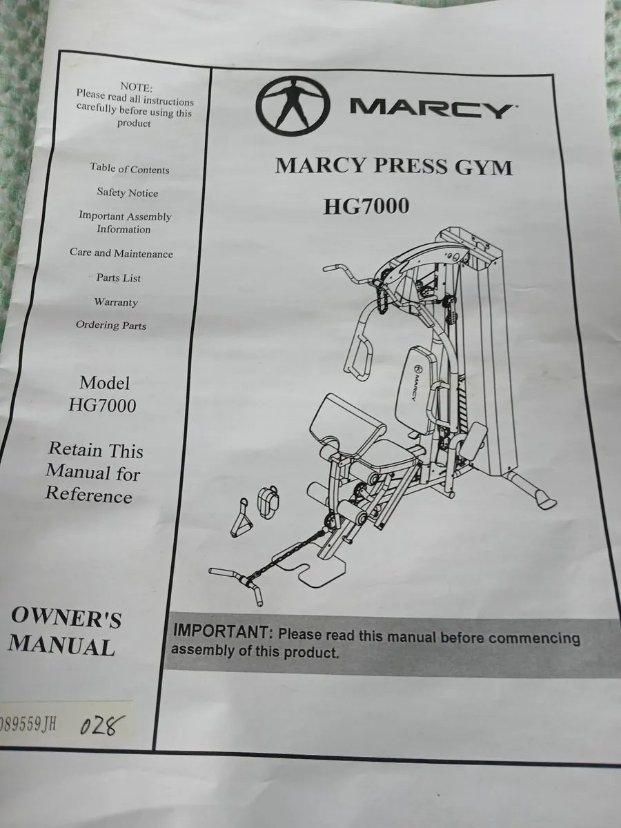 Marcy Press  Gym HG7000 - Image 4