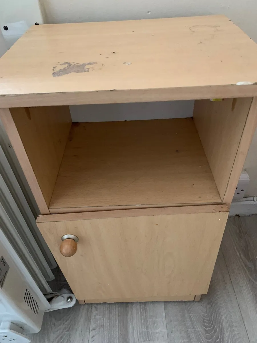 Chest of drawers and bedside table - Image 2