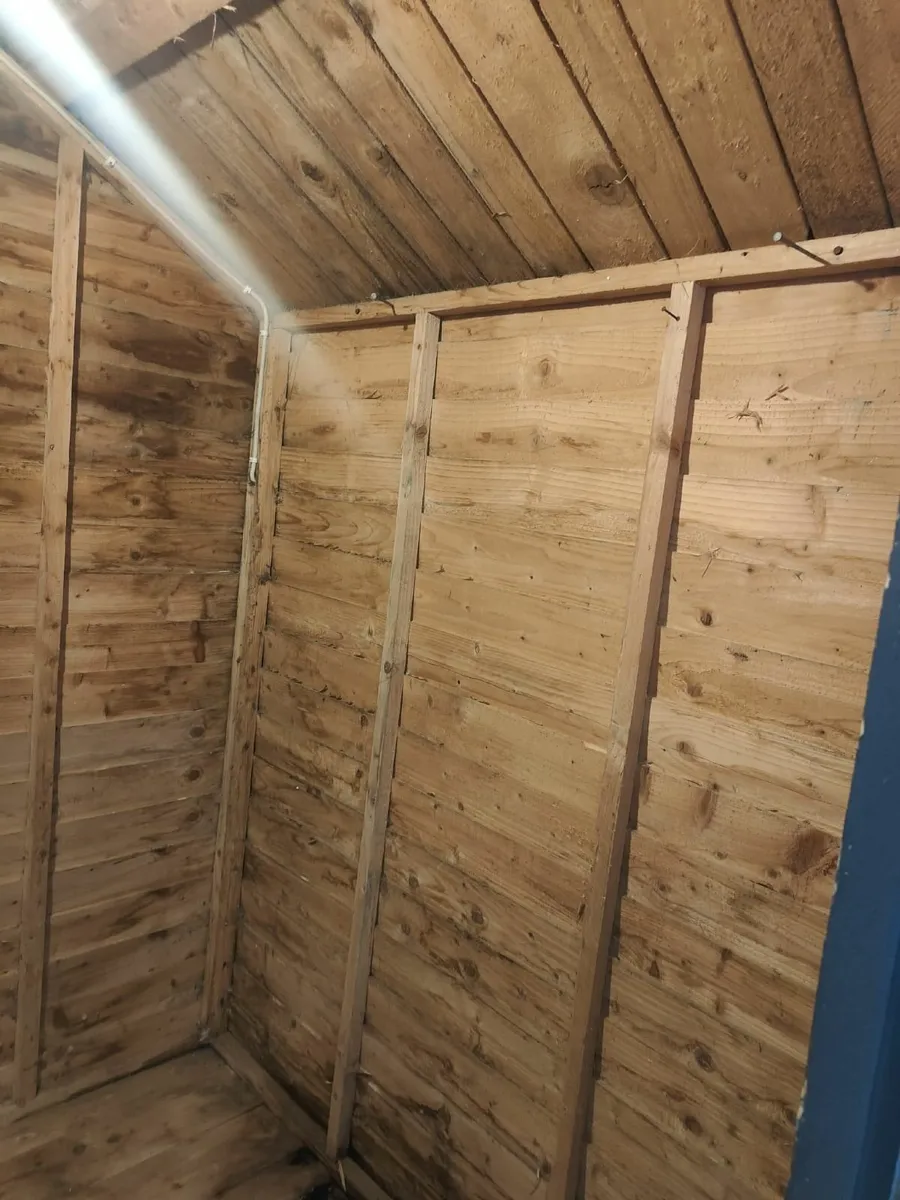 FREE - Two 6ft x 5 ft Wooden Garden Sheds - Image 3