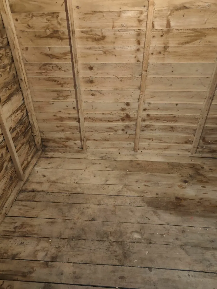 FREE - Two 6ft x 5 ft Wooden Garden Sheds - Image 4