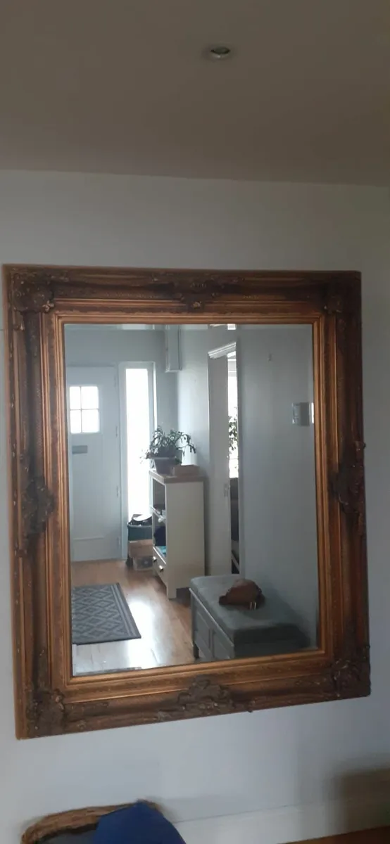 large vintage mirror - Image 2