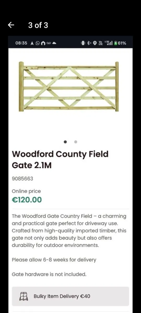 Garden Gate/ Field Gate - Image 2