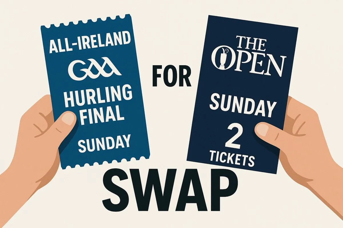 The Open Sunday X2 for All Ireland hurling Tickets