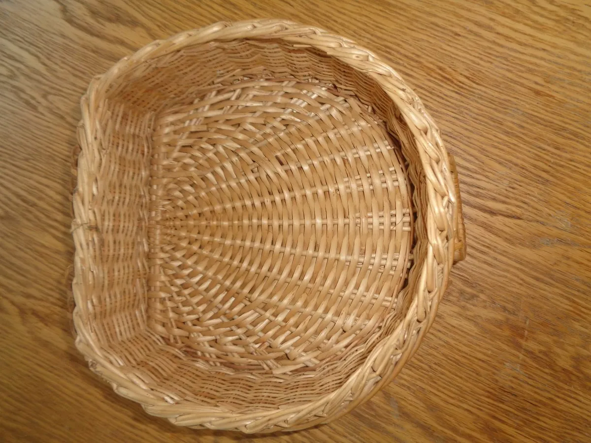 Vintage Wicker Basket for Sale - Image 2
