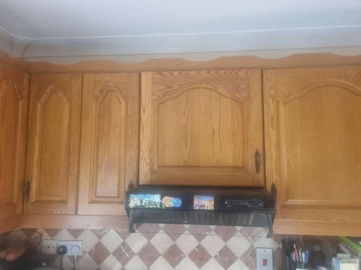 Solid Oak Kitchen Units - Image 3