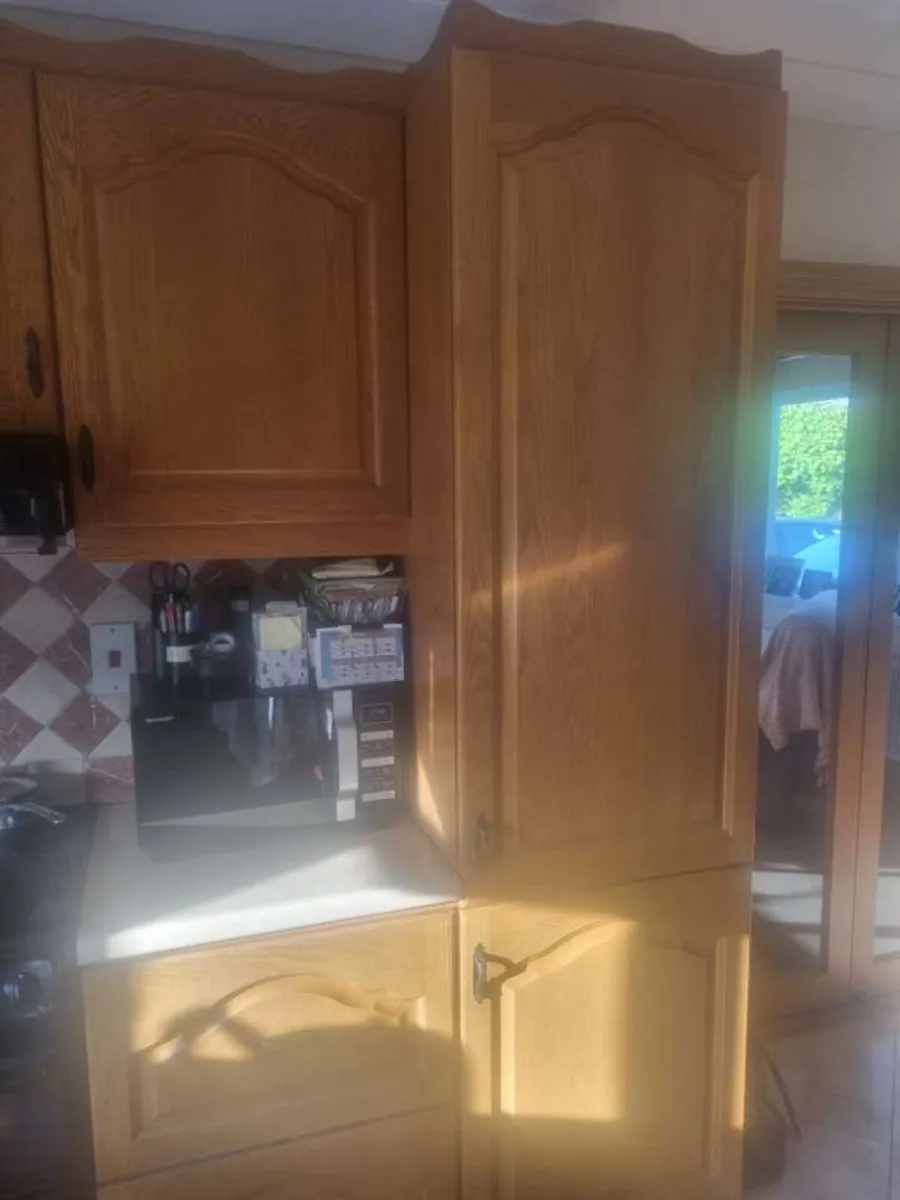 Solid Oak Kitchen Units - Image 4