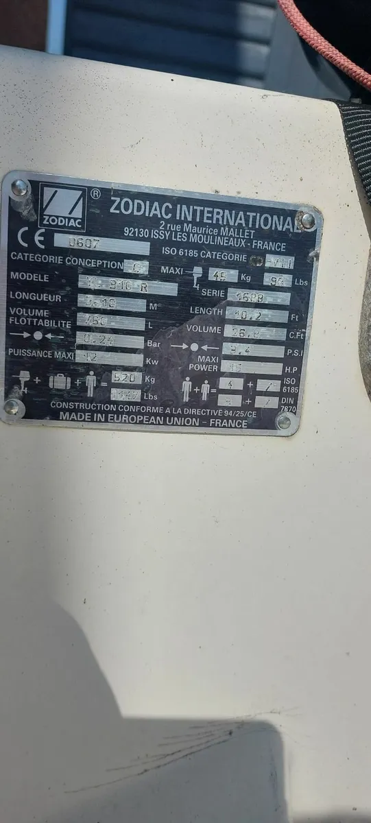 Rib Boat with 15hp - Image 2