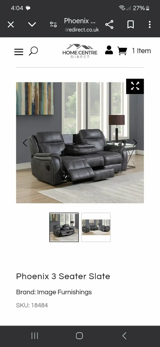 Phoenix 2 sitter recliner brand new - Image 4