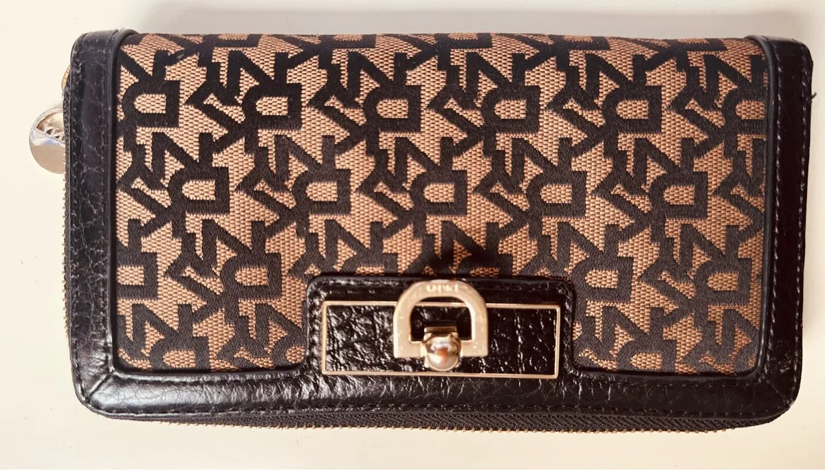DKNY Black monogram purse - Image 2