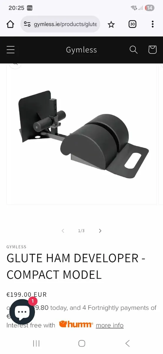 GYMLESS Glute Ham Developer – Compact Model - Image 1