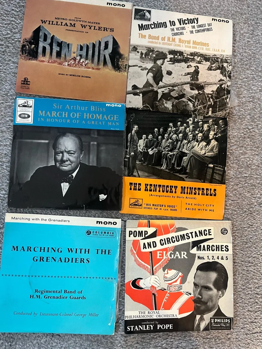 Vintage 45 speed records - Image 1