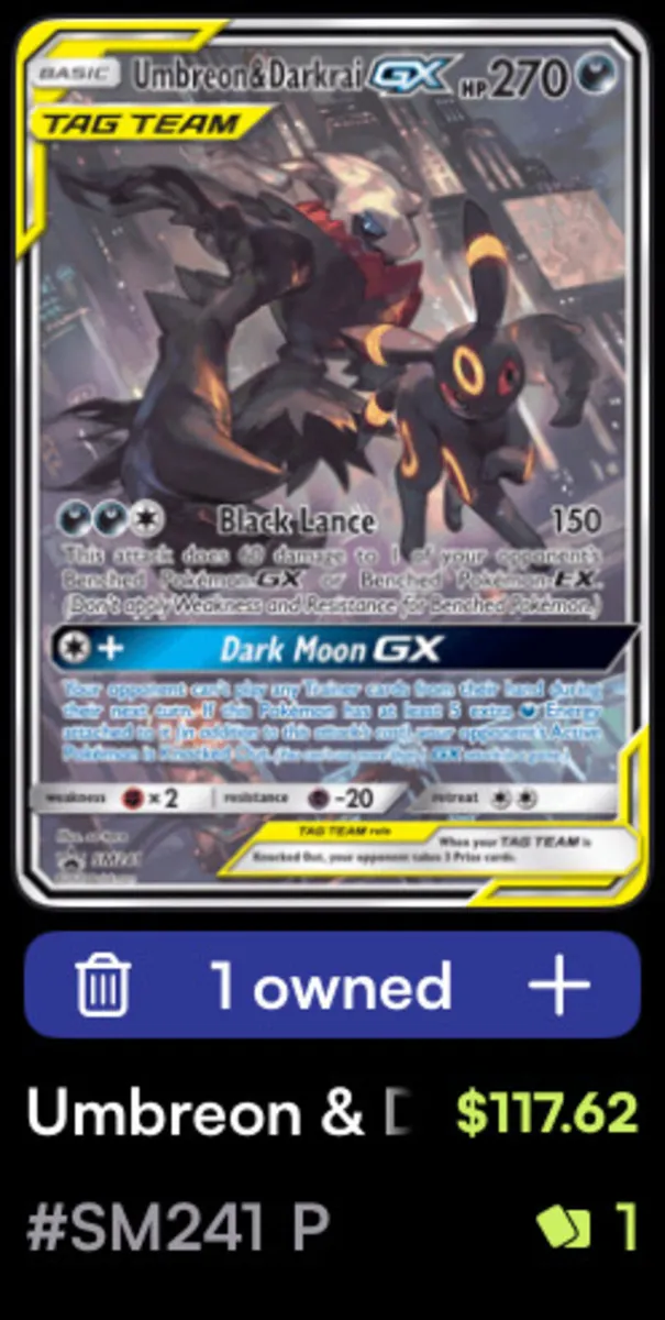 Umbreon & Darkrai gx Pokémon - Image 2