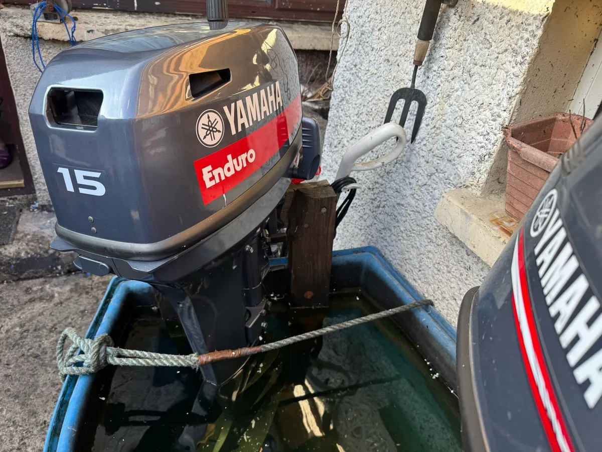 15hp Yamaha Enduro outboard - Image 2