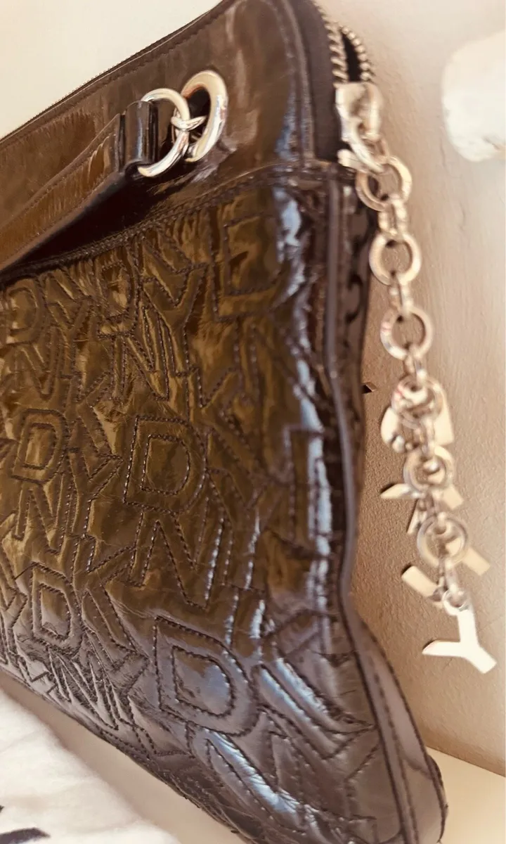 Black DKNY handbag - Image 3