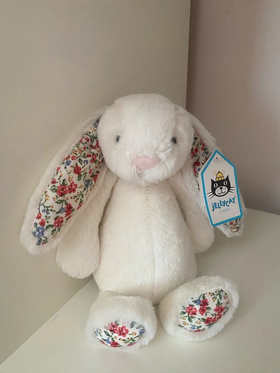 Jellycat Blossom Cream Bashful Bunny Cushion - Image 3