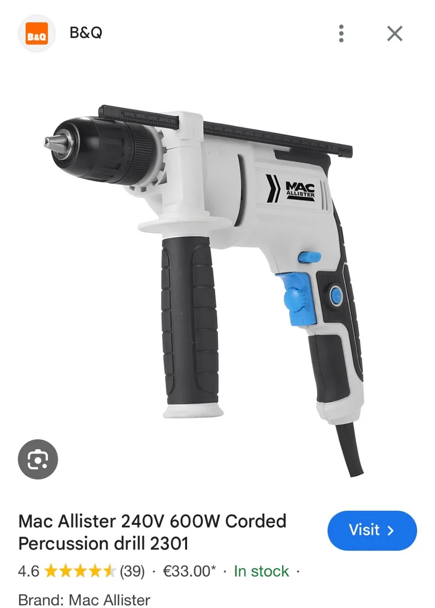 Drill / will swap for dog crate/cage - Image 1