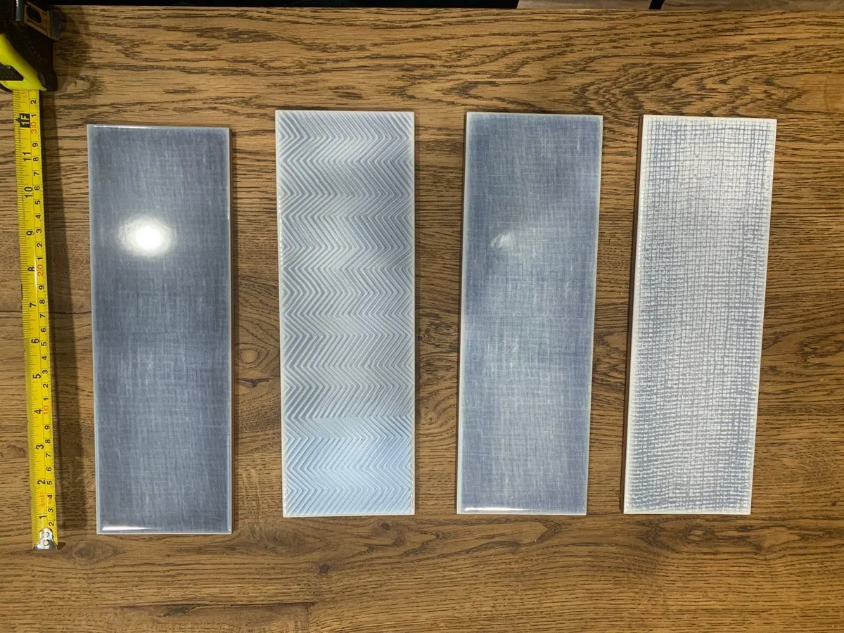 Bathroom wall tiles - Blue metro Subway wall tiles - Image 2