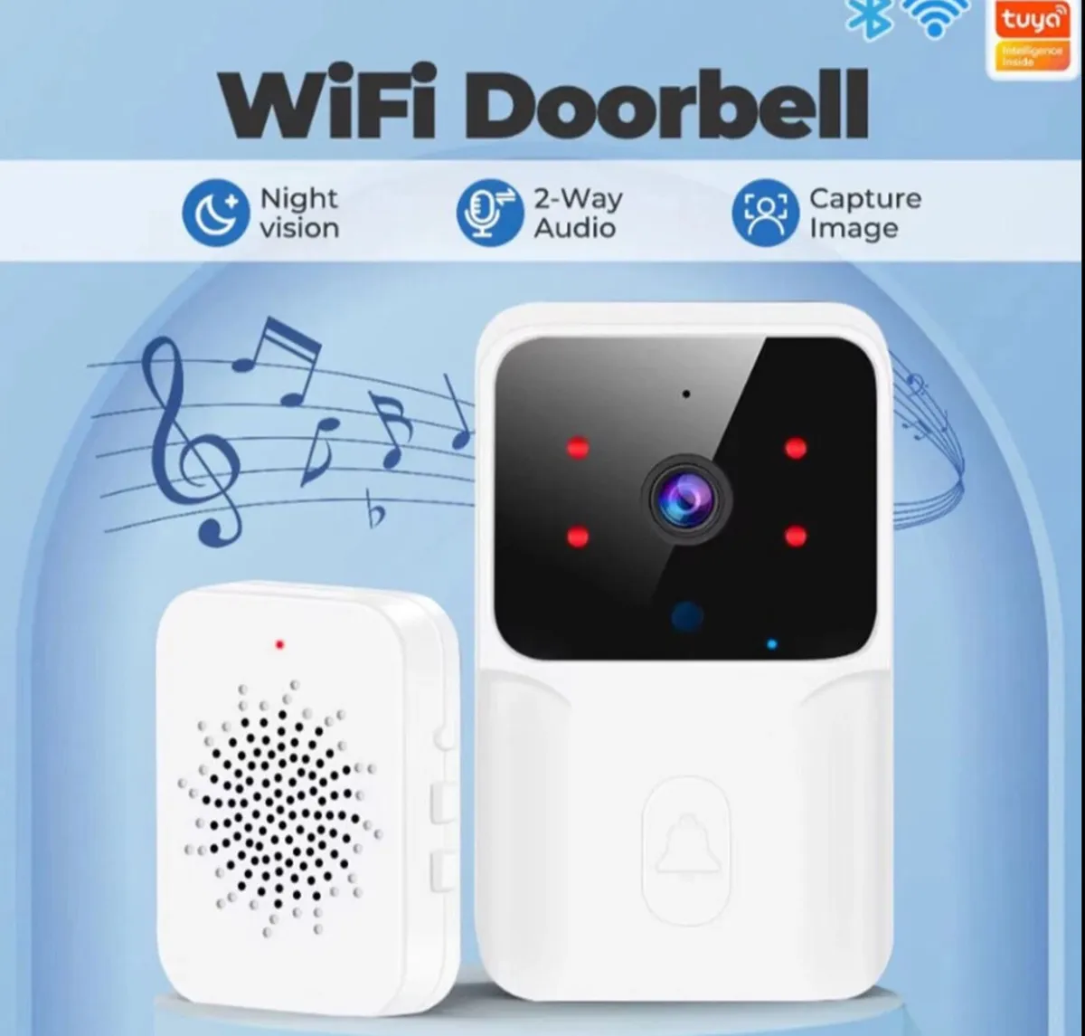 Video Doorbell WiFi Camera Intercom - Image 1