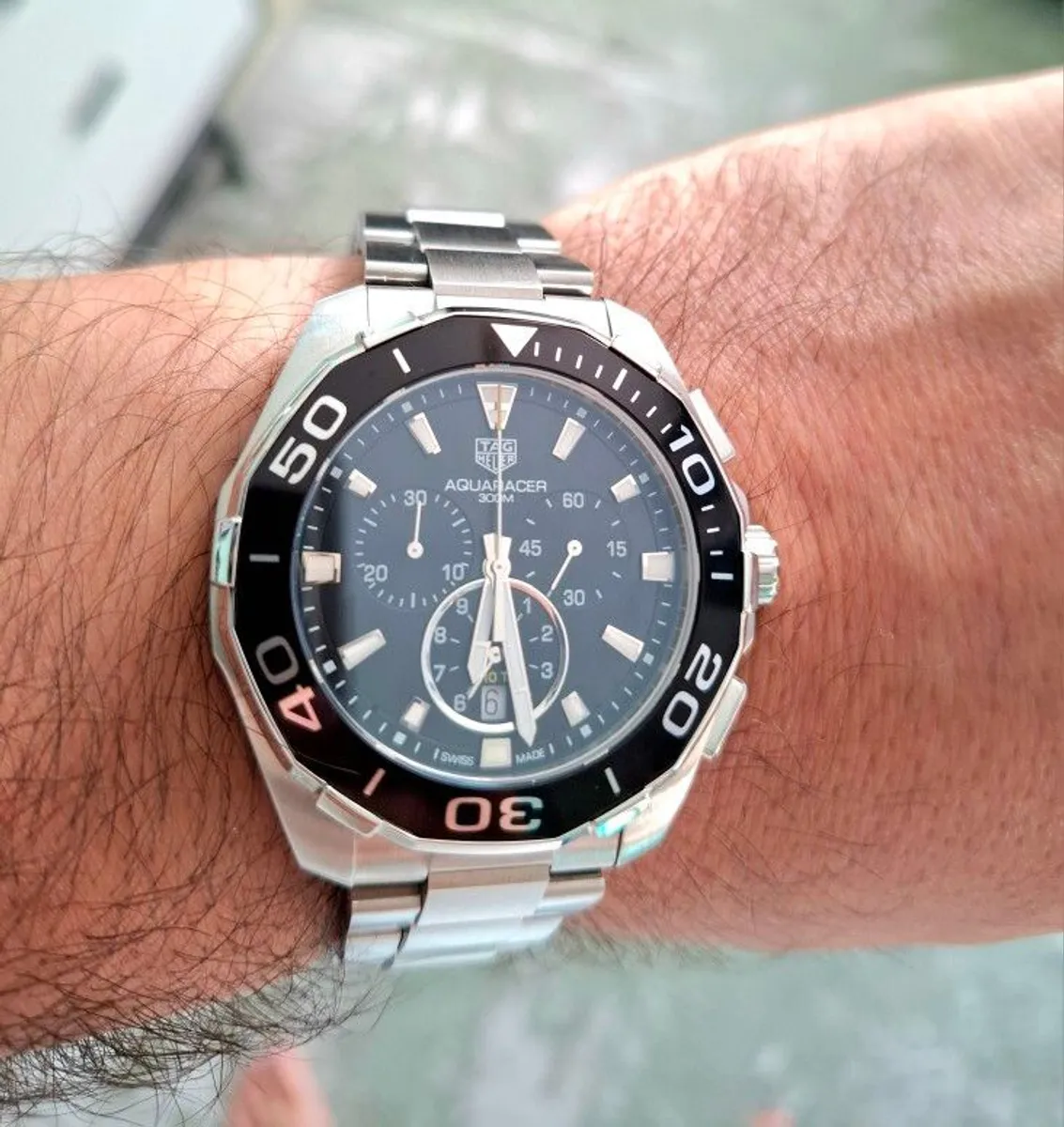 TAG Heuer Aquaracer  Professional 200 Chronograph  Quartz, 43 mm, mens - Image 1