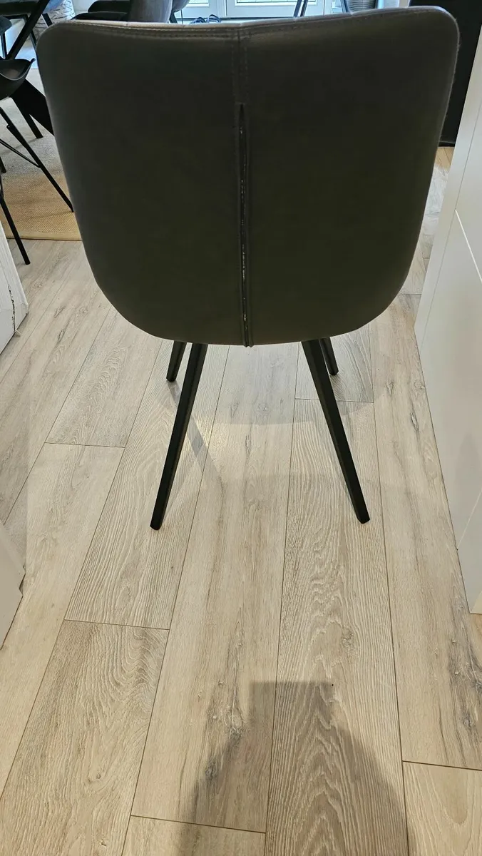 Black Dining Chairs Set - Image 2