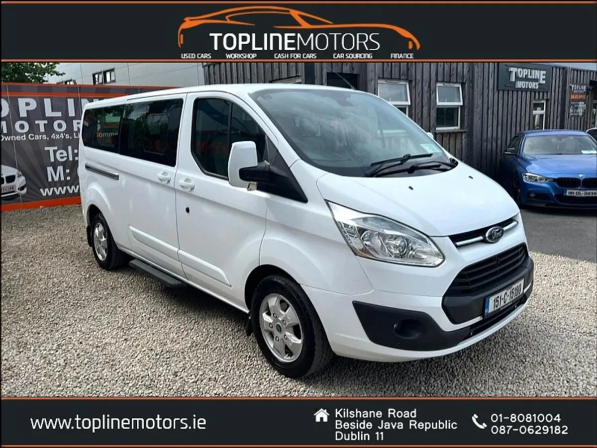 Ford Tourneo  custom 2.2 Tdci//9 Seater//new Nct/ - Image 1