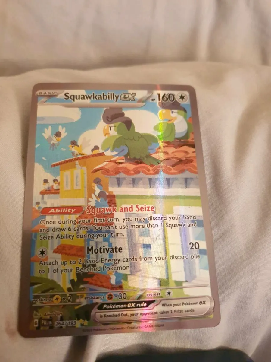 POKEMON..SQUAWKABILLY...EX._.264../193..RARE.PALDA