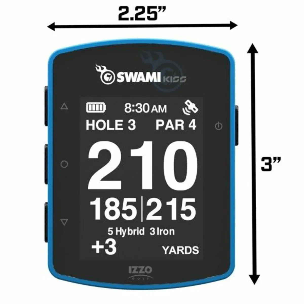 Izzo Swami Kiss 2.0 Golf GPS - Blue - Image 3