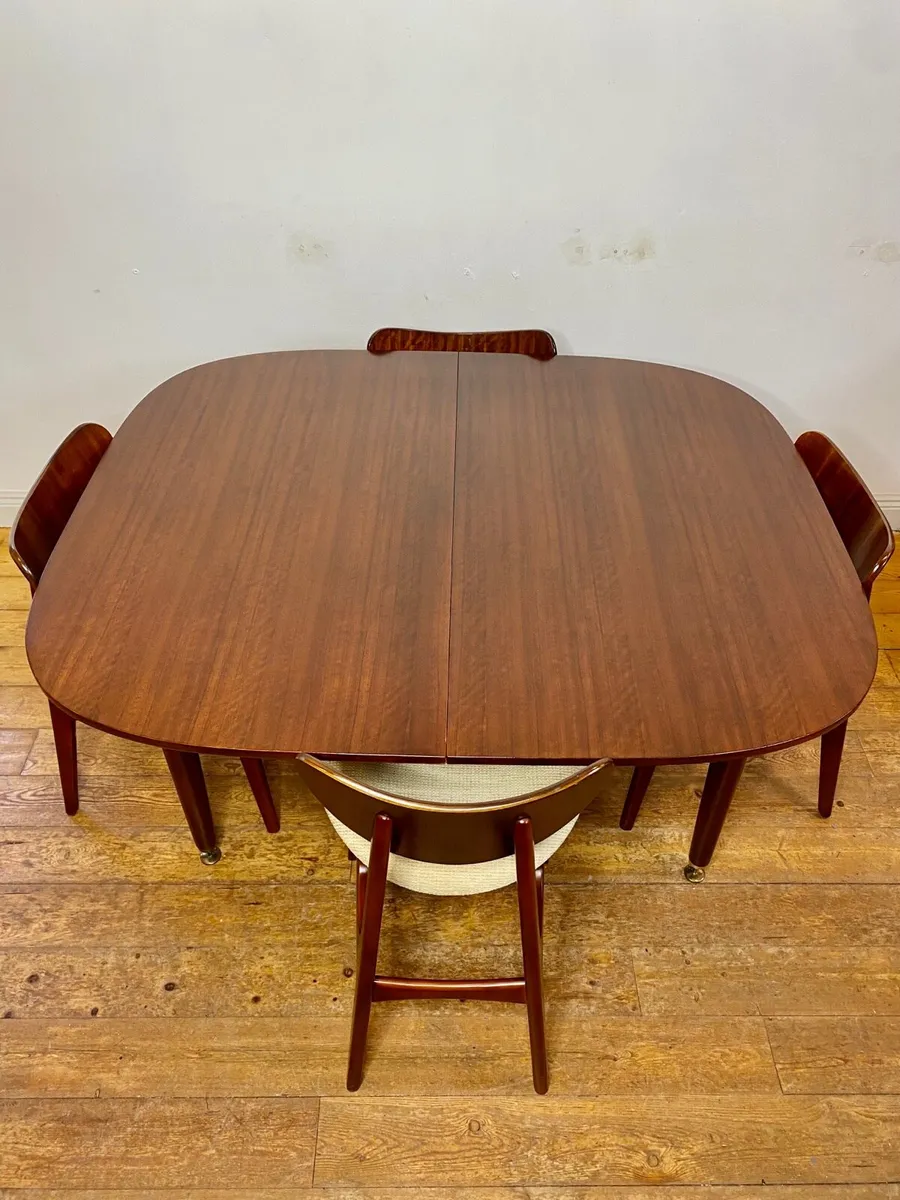 Mid Century G Plan Librenza Dining Table & Chairs - Image 2
